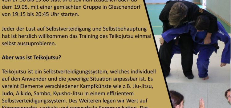 Teikojutsu – jetzt auch endlich in Gleschendorf
